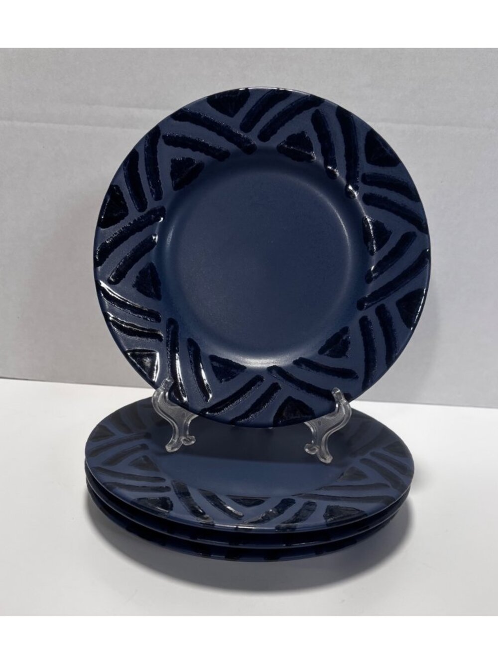 Pfaltzgraff Morning Light Stoneware Salad Plates Set Of 4 VTG 90s Made In USA